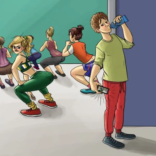 types de personnes que l on croise dans une salle de sport