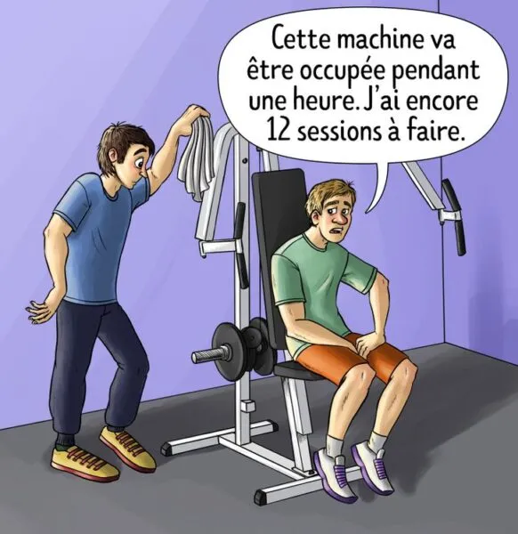 types de personnes que l on croise dans une salle de sport