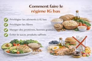 Comment faire le régime IG bas ?