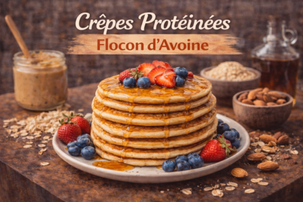 Crêpes protéinées flocon d’avoine