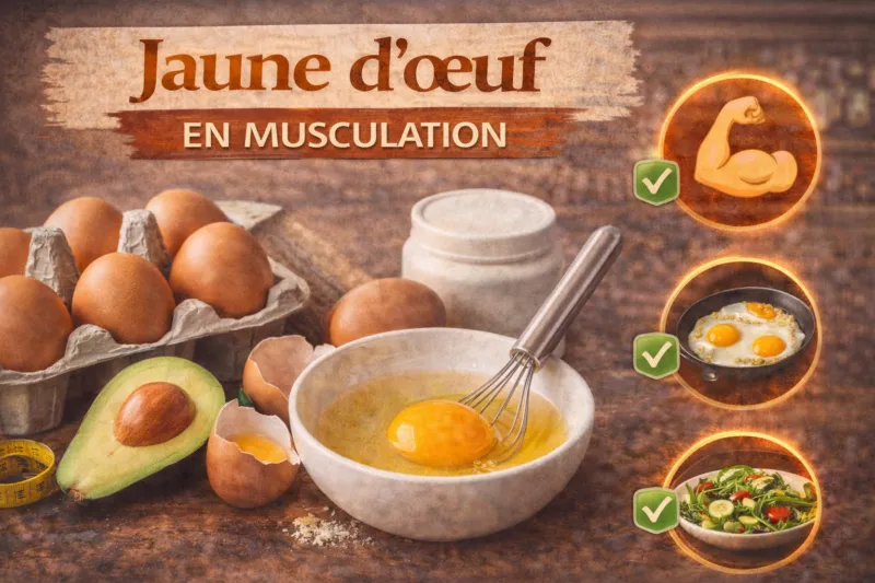 Jaune d’œuf en musculation