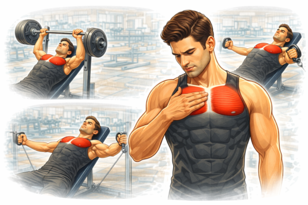 4 exercices pour muscler le haut des pectoraux