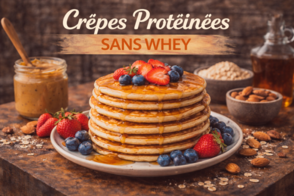 Crêpes protéinées sans whey