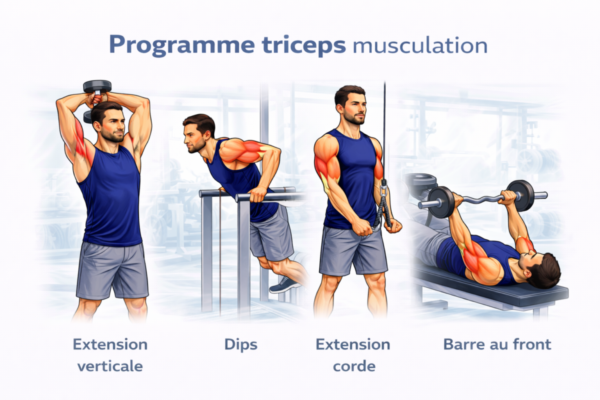 Programme triceps musculation