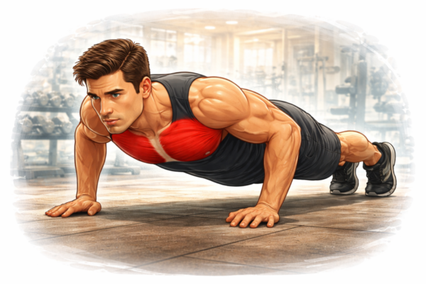 exercice Pompes pectoraux