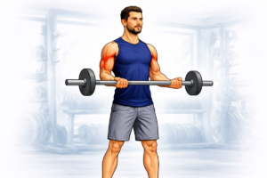 Exercice Curl barre en supination