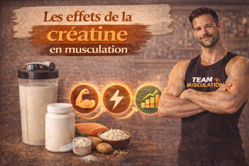 Les effets de la créatine en musculation