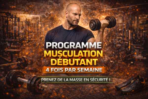 Programme musculation débutant 4 fois par semaine