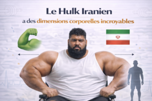 Le Hulk Iranien a des dimensions corporelles incroyable