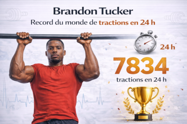 Brandon Tucker : Record du monde de tractions en 24 h