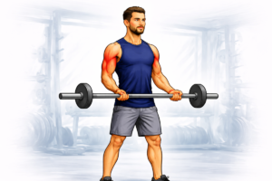 Exercice Curl barre en pronation