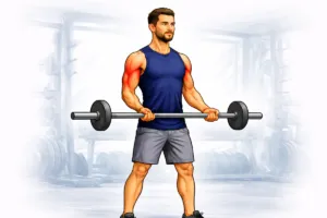 Exercice Curl barre en pronation