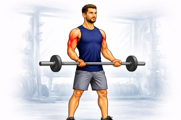 Exercice Curl barre en pronation