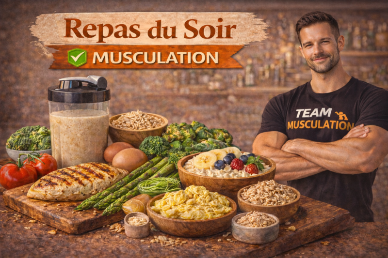Repas du soir musculation