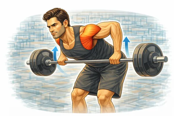 exercice Rowing Barre