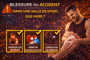 Blessure ou accident dans une salle de sport, que faire ?