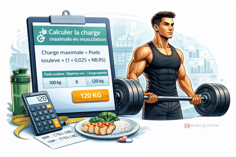 Calcul charge maximale en musculation