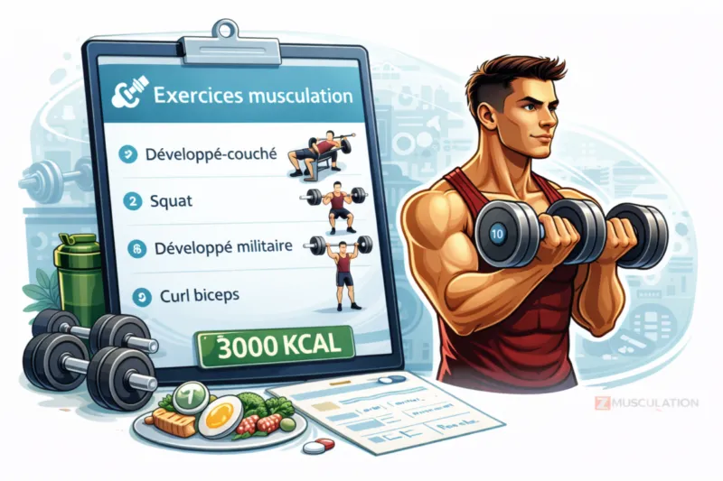 Exercices musculation