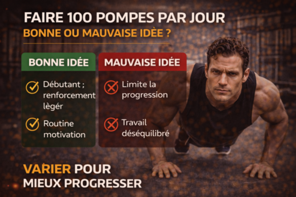 Faire 100 pompes par jour : Bonne ou mauvaise idée ?