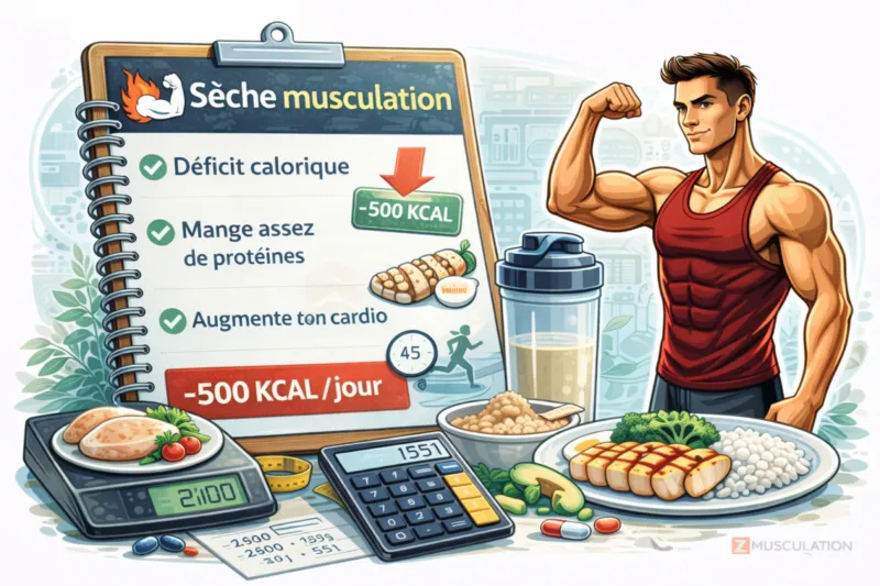 Sèche musculation