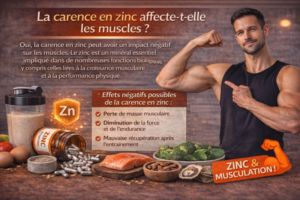 carence en zinc et muscles