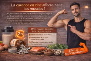 carence en zinc et muscles