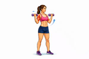 exercices bras femme