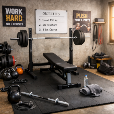 aménagement salle de sport domicile