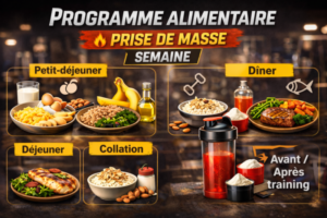 prise de masse semaine